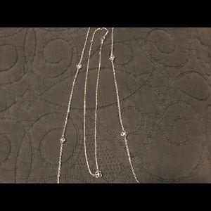 Rue short pendant necklace silver